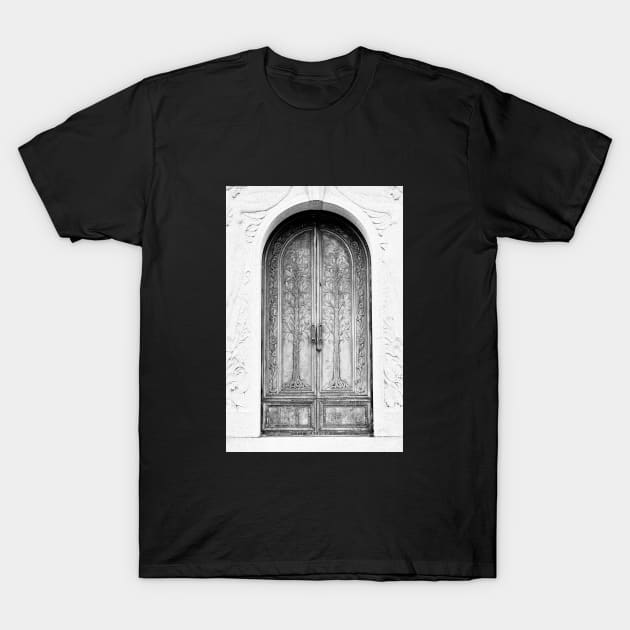 Art Deco Mausoleum Doors T-Shirt by JCasper